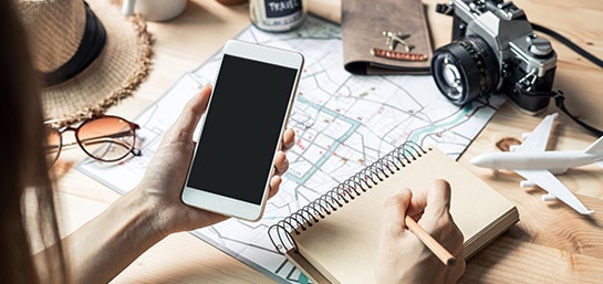 5 maneras de planear un viaje desde tu smartphone