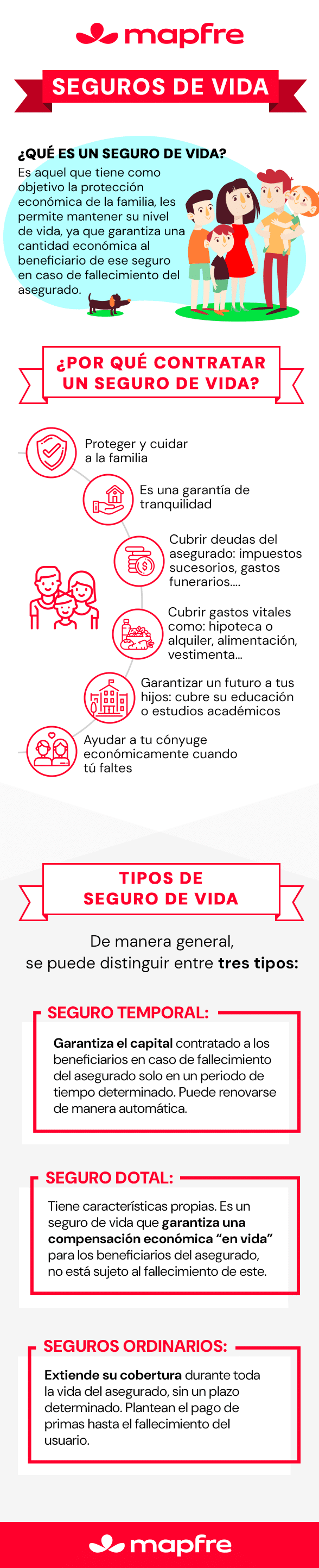 Tipos de seguros de vida